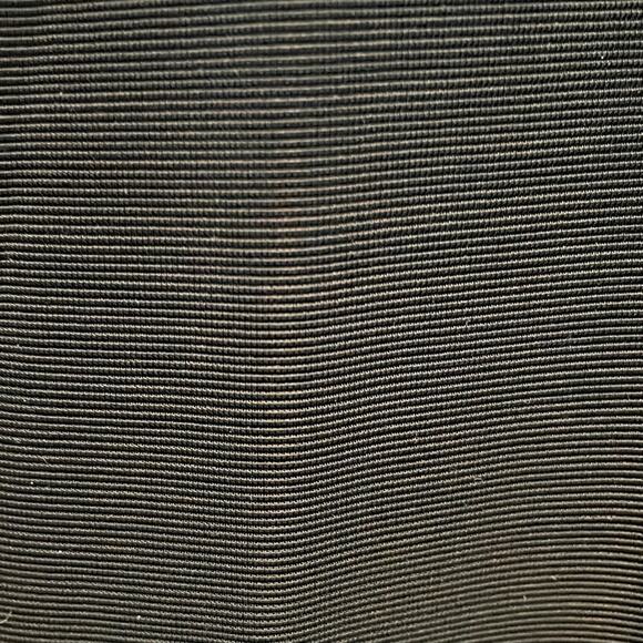 Vintage AKA Authentic LA Black V-Neck Sleek Sheath Dress w/ high Split Large - Picture 8 of 8